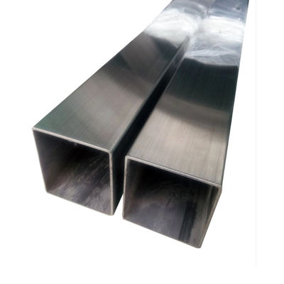 مصالح ساختمانی 304 لوله مربعی ضد زنگ 1mm-150mm صنعتی بدون درز نورد سرد کشیده شده