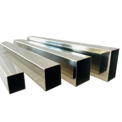 لوله مربعی فولاد ضد زنگ ASTM A270 A554 SS304 316L 316 310S 201 Inox SS Seamless Tube