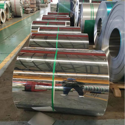 سیم پیچ فولادی ضد زنگ 304 نورد سرد 2B فینیش ASTM A240 0.3mm تا 3.0mm ضخامت 1000mm 1500mm عرض